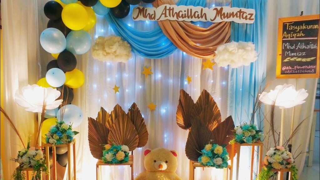 TOP 5 Inspirasi Dekorasi Acara Aqiqah Sederhana Low Budget - Aqiqah Satu